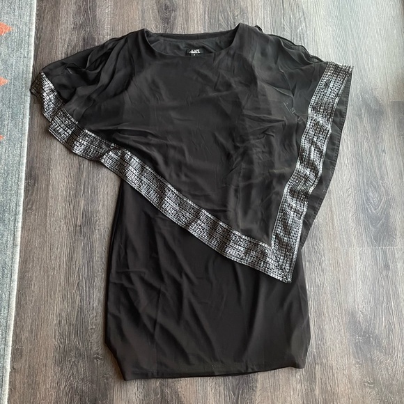 NWT S.L. NY Fashions Cape Dress - Picture 3 of 7